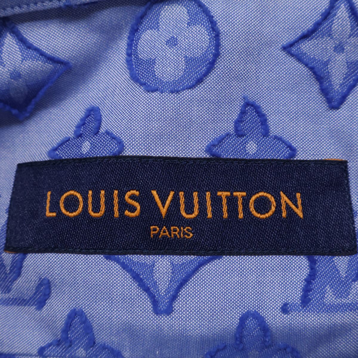 Louis Vuitton Monogram Chambray Long Sleeve Shirt XL — view 3