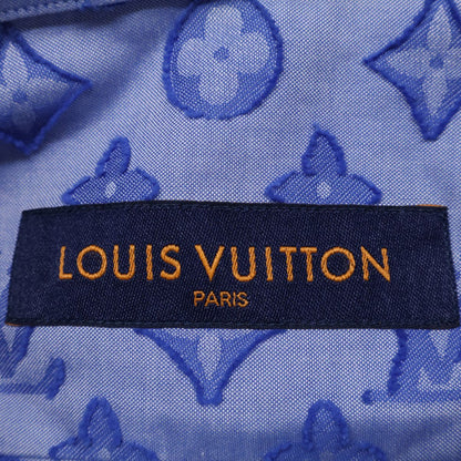 Louis Vuitton Monogram Chambray Long Sleeve Shirt XL — view 3