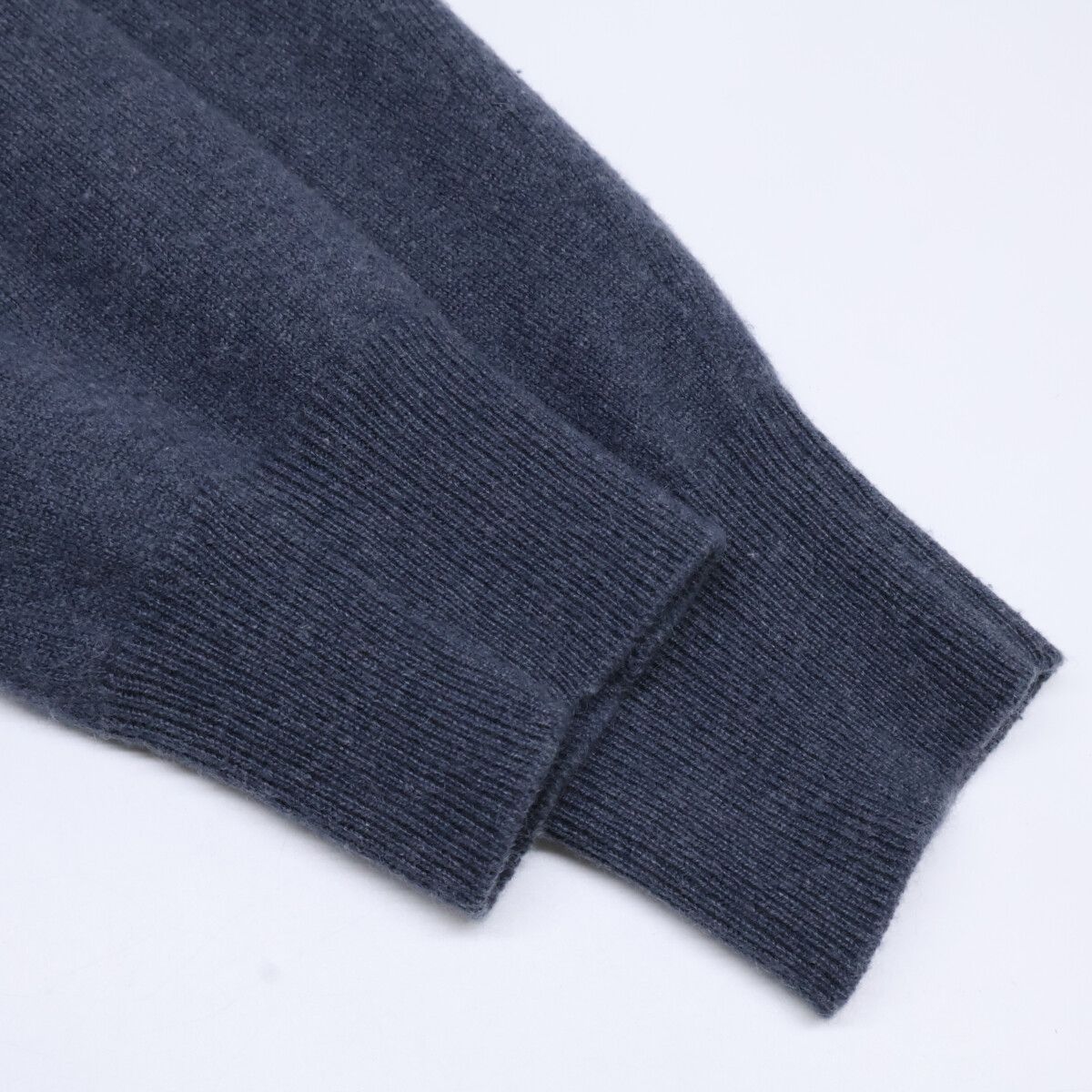 Hermes Suede Leather Contrast Zip Up Hoodie — view 7