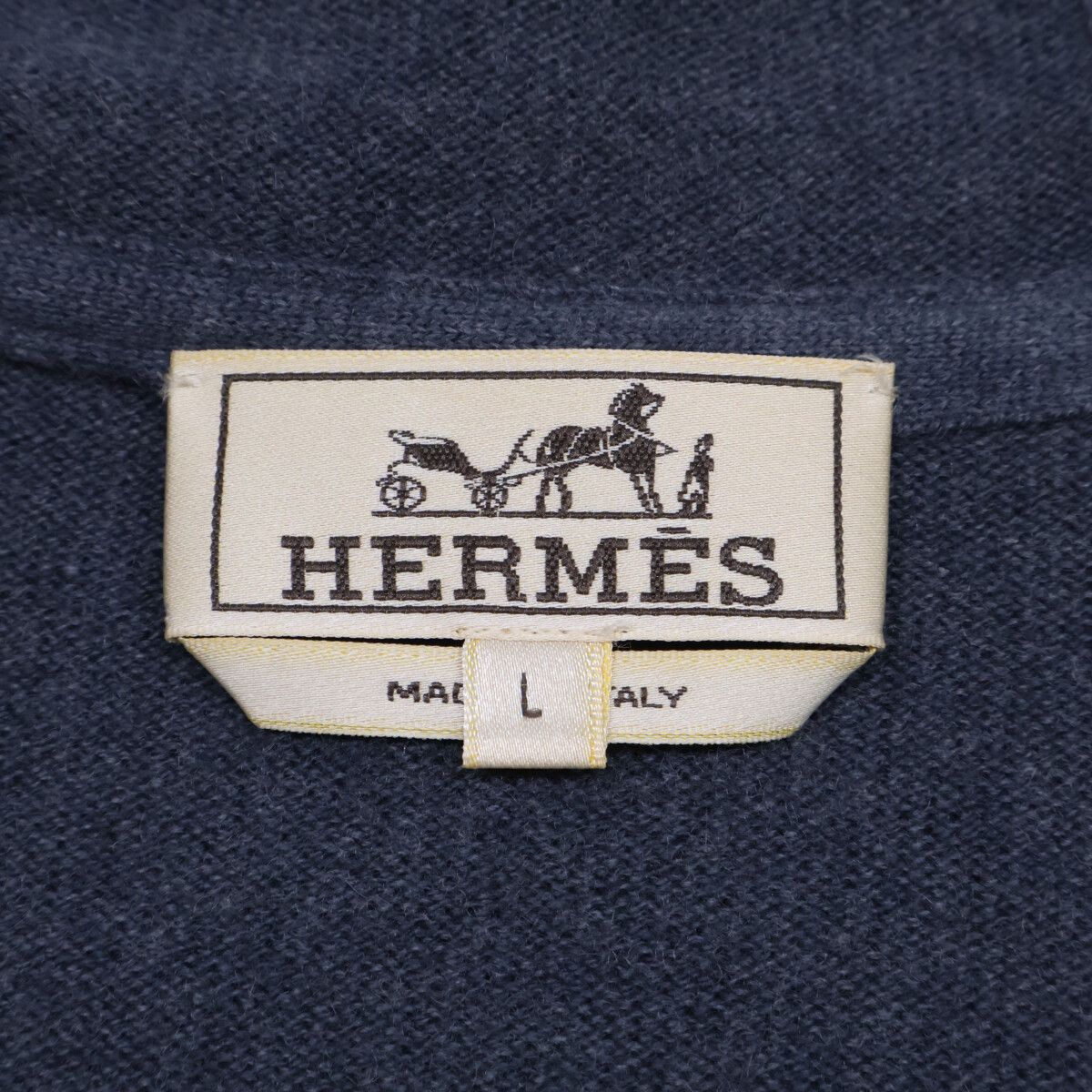 Hermes Suede Leather Contrast Zip Up Hoodie — view 4