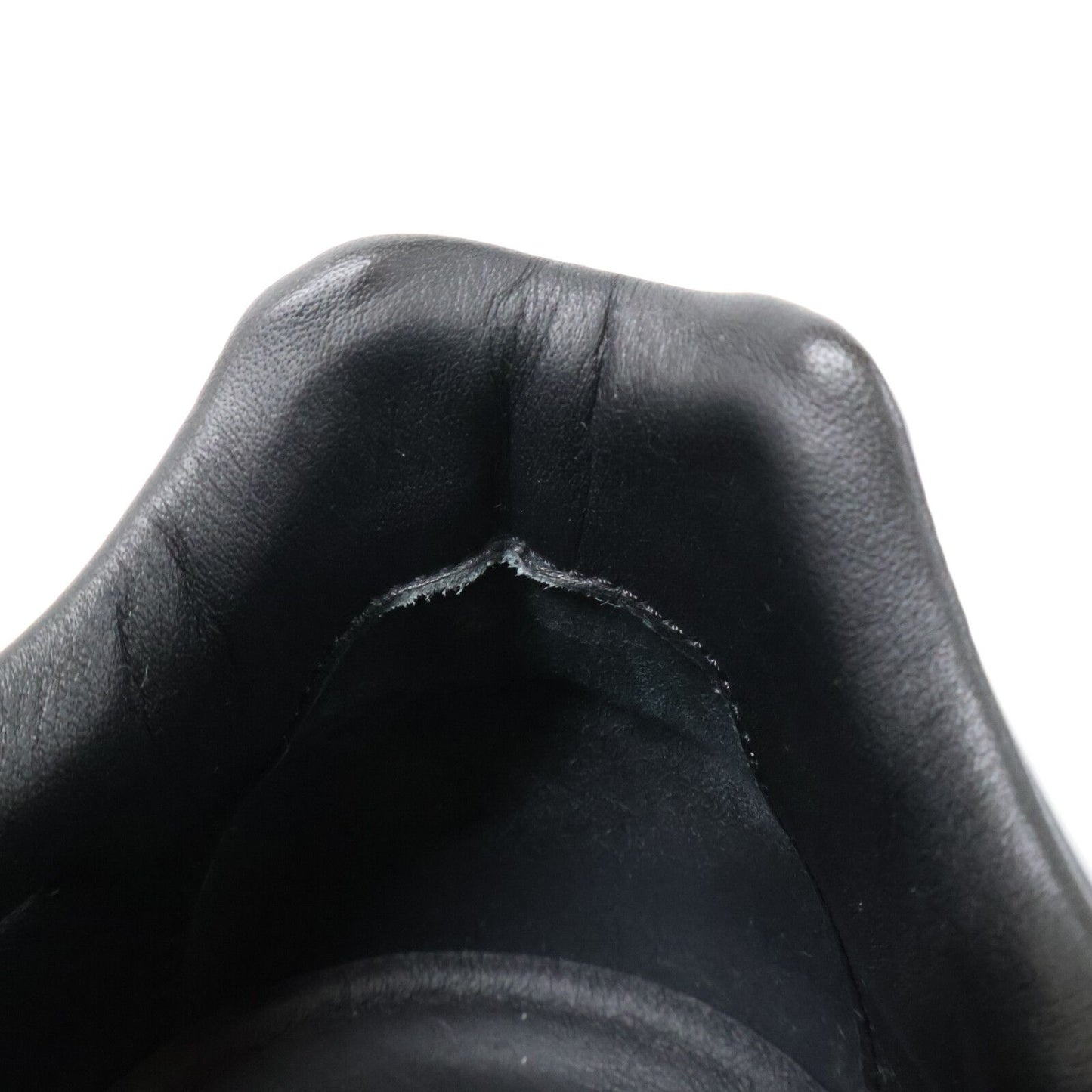 Dolce & Gabbana Black Orange Capri Rabbit Fur Sneakers — view 8