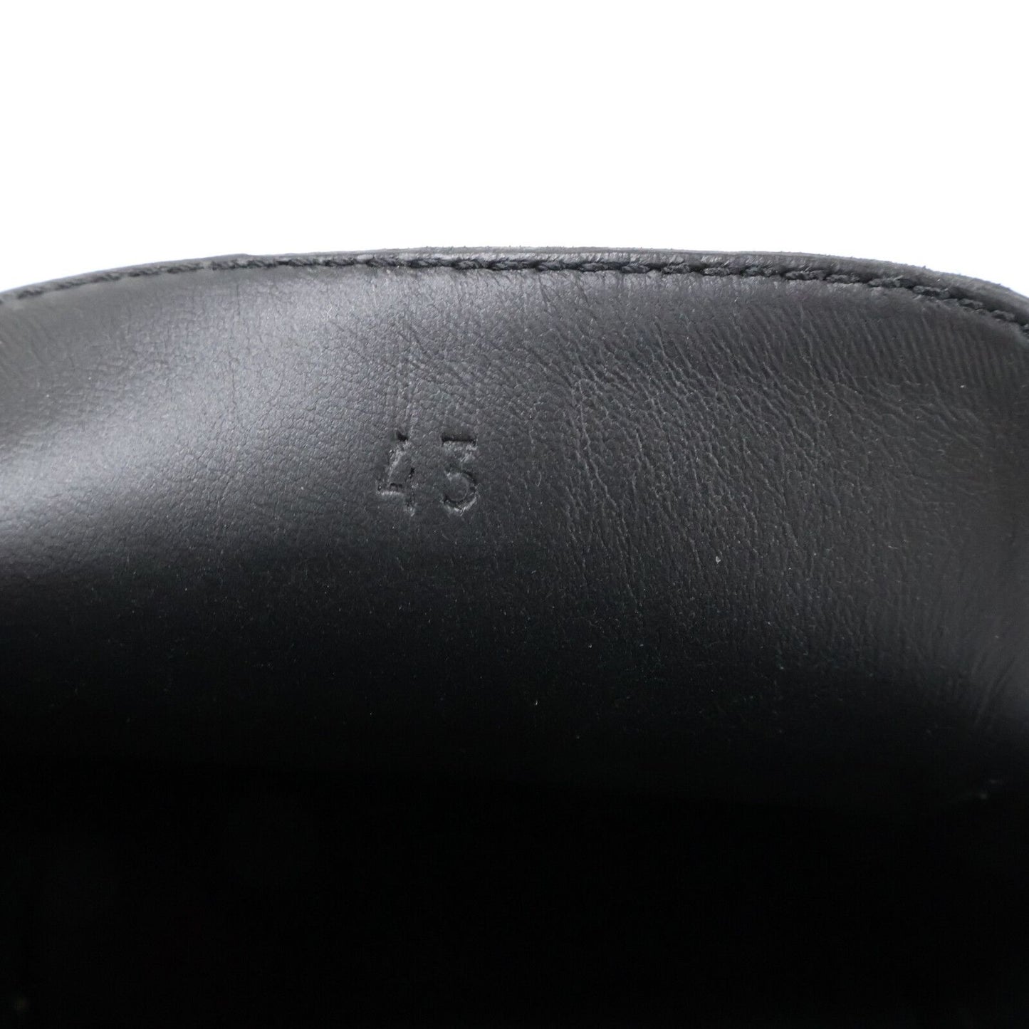 Hermes Black Julian Moccasins Leather Slip on Sneakers — view 7