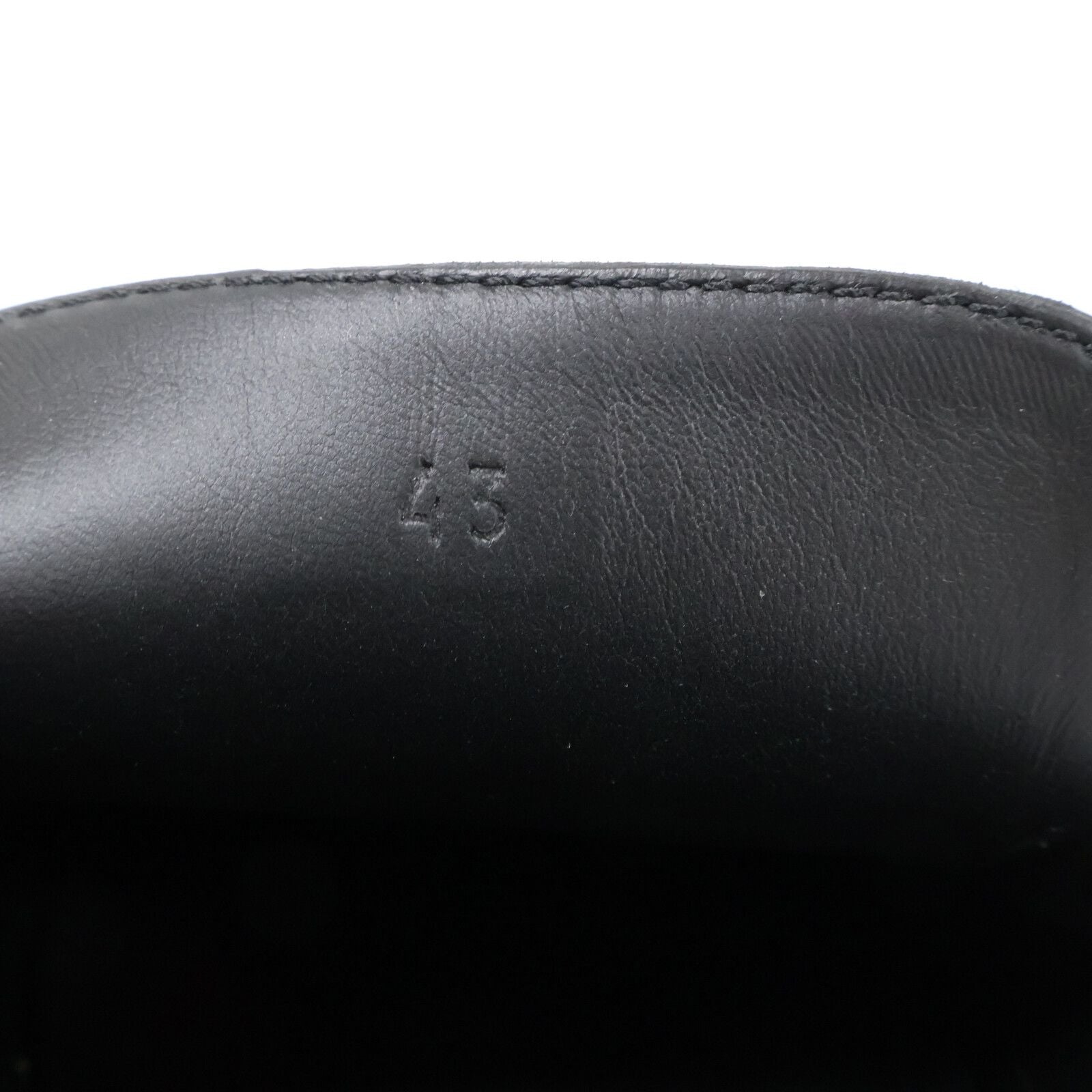 Hermes Black Julian Moccasins Leather Slip on Sneakers — view 7