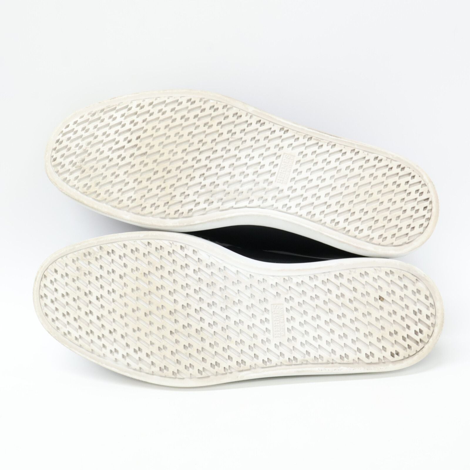 Hermes Black Julian Moccasins Leather Slip on Sneakers — view 6