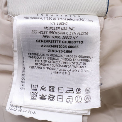 Moncler Genevriette Belt Fur Hoodie Down Jacket 00 — view 5