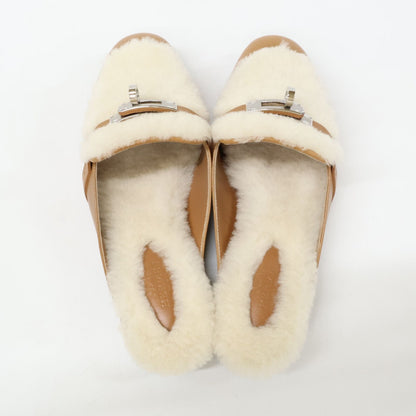 Hermes Leather Oz Kelly Mules — view 5