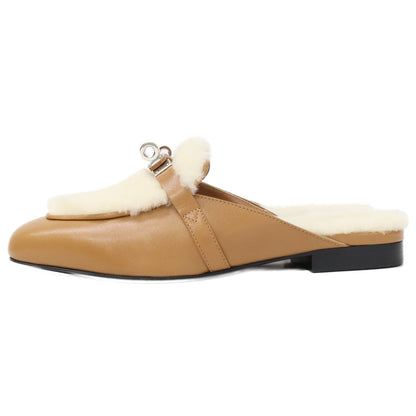 Hermes Leather Oz Kelly Mules — view 2