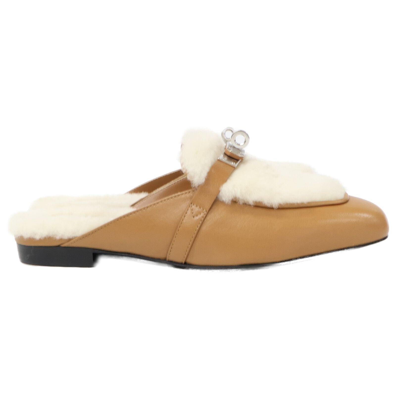 Hermes Leather Oz Kelly Mules — view 4