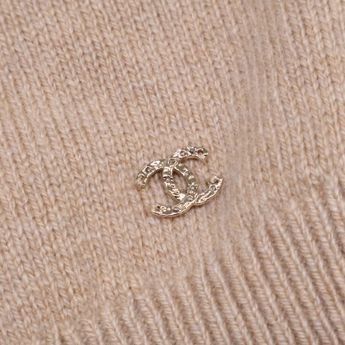 Chanel CC Logo High Neck Knit Sweater 36 — view 5