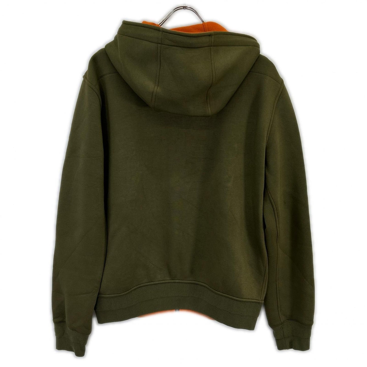 Dior Homme Khaki Orange Zip Up Sweatshirt Hoodie — view 2