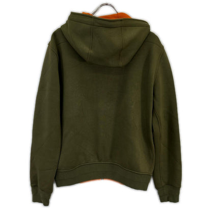 Dior Homme Khaki Orange Zip Up Sweatshirt Hoodie — view 2
