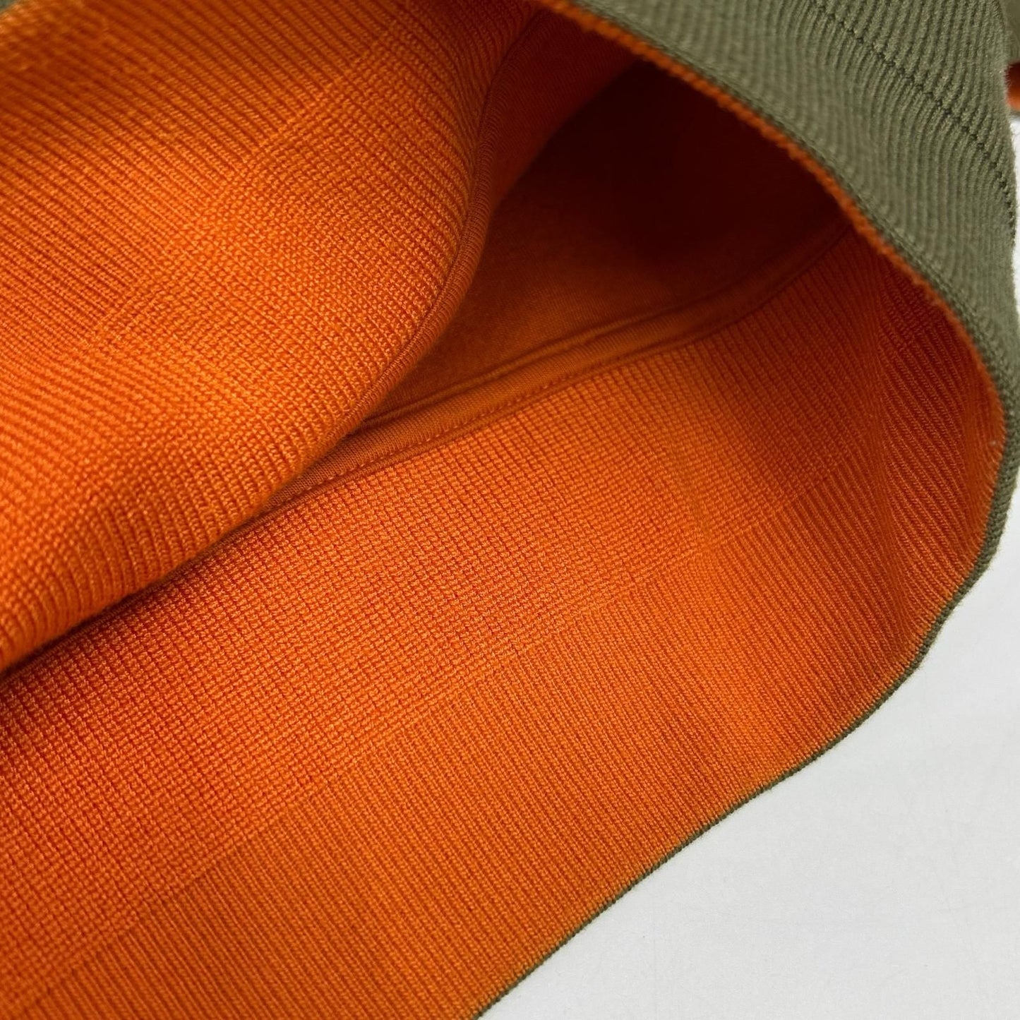 Dior Homme Khaki Orange Zip Up Sweatshirt Hoodie — view 9