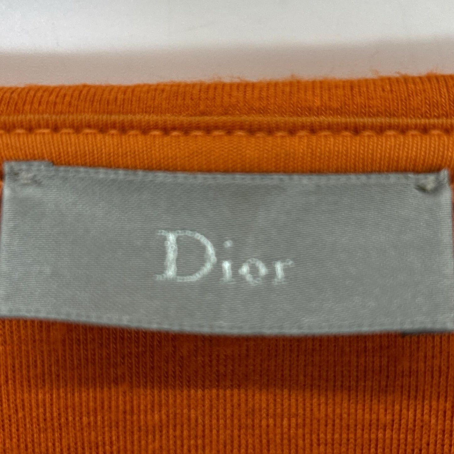 Dior Homme Khaki Orange Zip Up Sweatshirt Hoodie — view 4