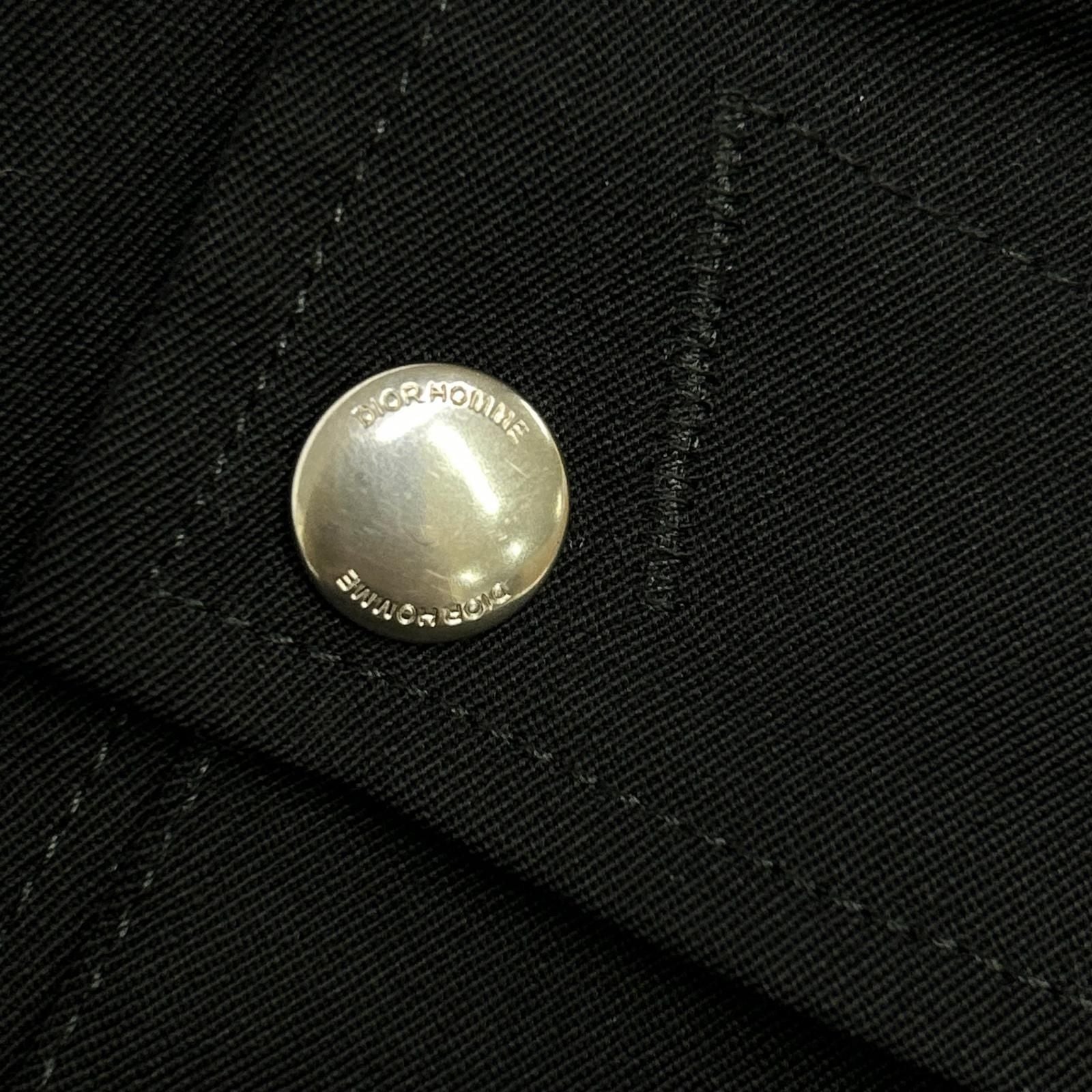 Dior Homme Black Side Stripe Cropped Pants 48 — view 8