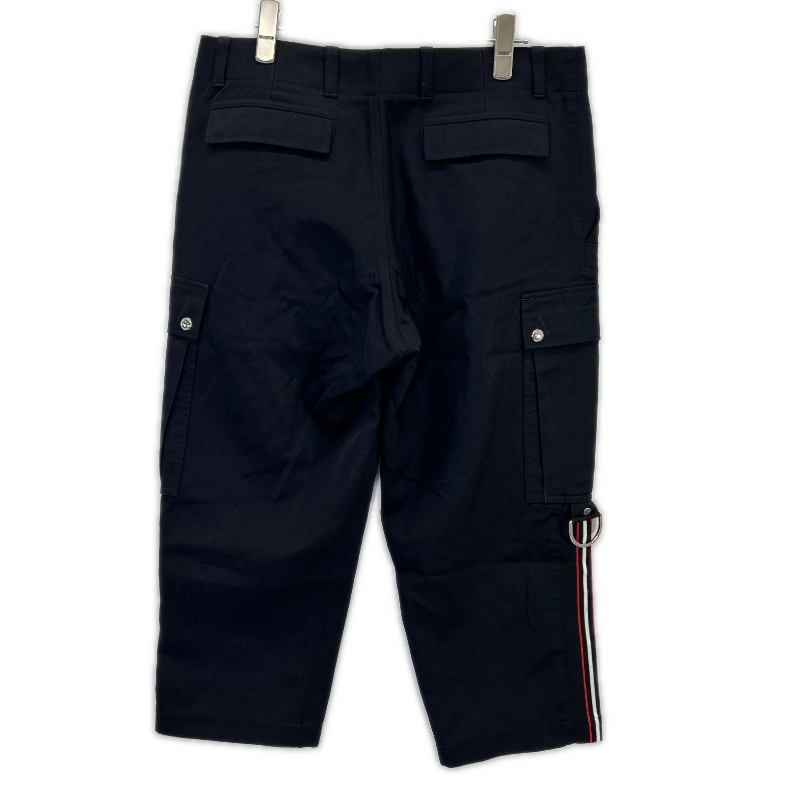 Dior Homme Black Side Stripe Cropped Pants 48 — view 2