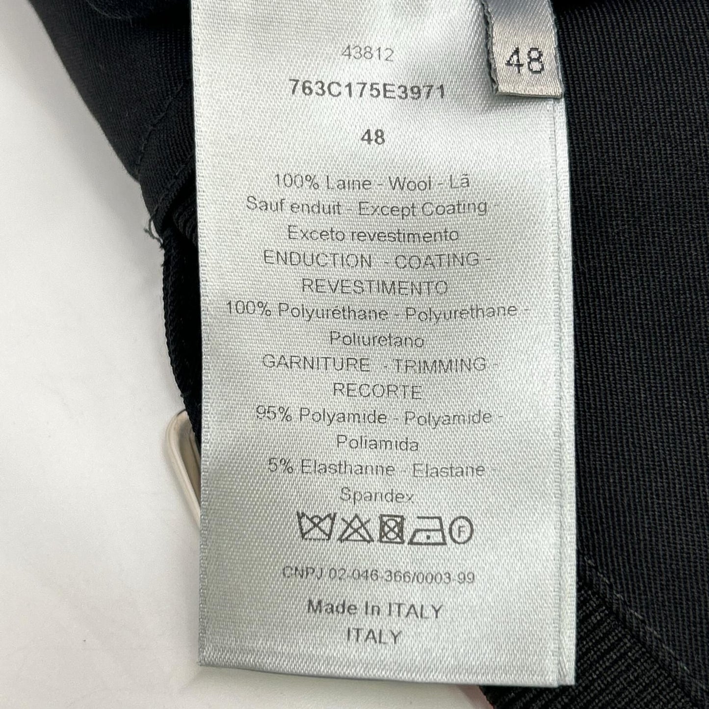 Dior Homme Black Side Stripe Cropped Pants 48 — view 4