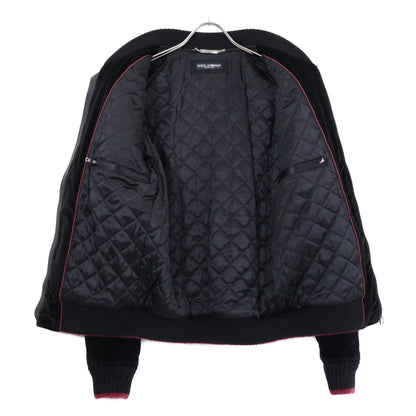 Dolce & Gabbana Velour Quilted Padded Jacket 44 — view 4