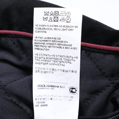 Dolce & Gabbana Velour Quilted Padded Jacket 44 — view 7