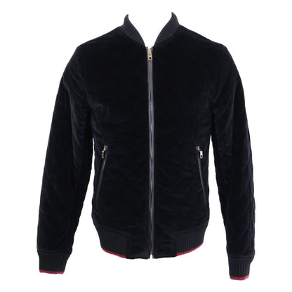 Dolce & Gabbana Velour Quilted Padded Jacket 44