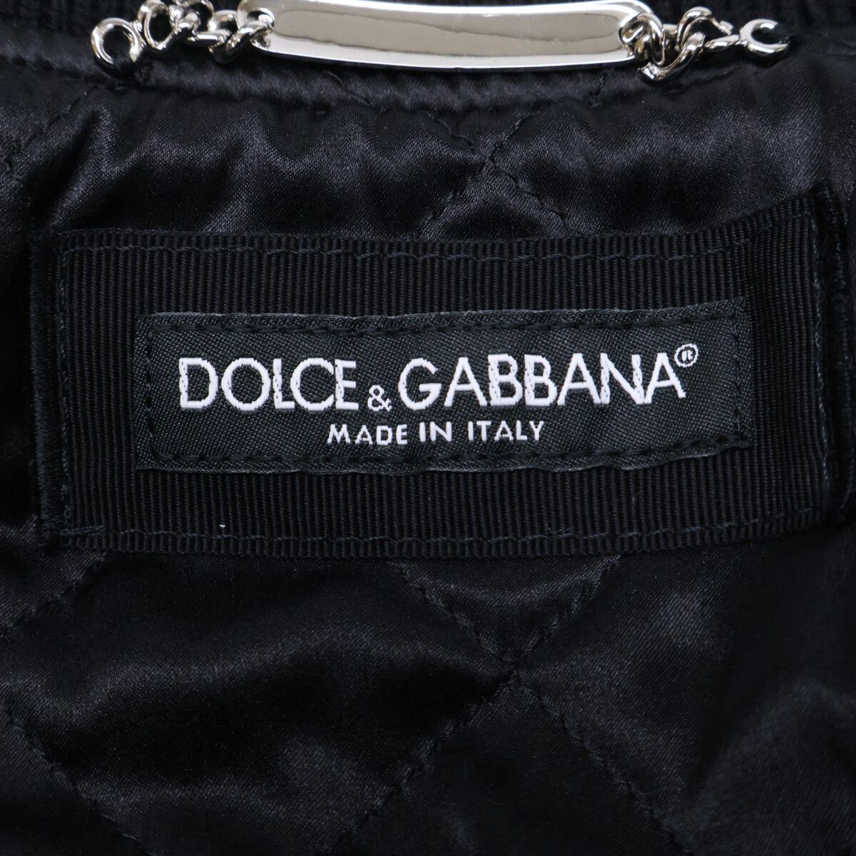 Dolce & Gabbana Velour Quilted Padded Jacket 44 — view 5