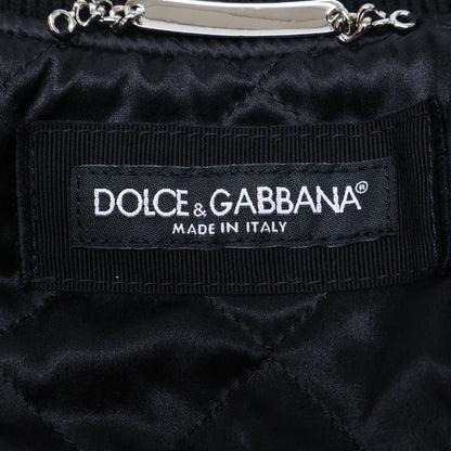 Dolce & Gabbana Velour Quilted Padded Jacket 44 — view 5
