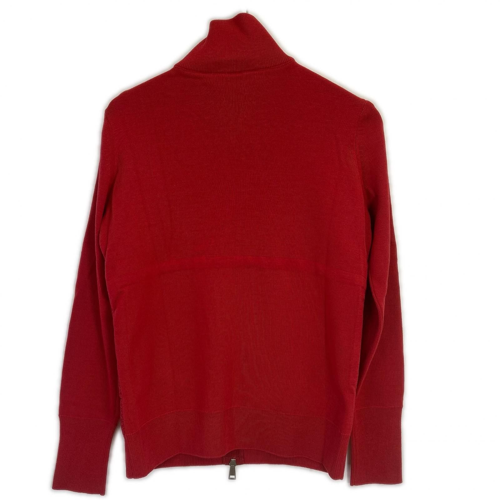 Moncler Down Jacket Cut Replacement Tricot Cardigan Zip Up Knit XS — view 2