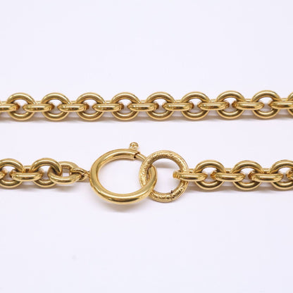 Chanel CC Logo Gold Chain Necklace — view 4