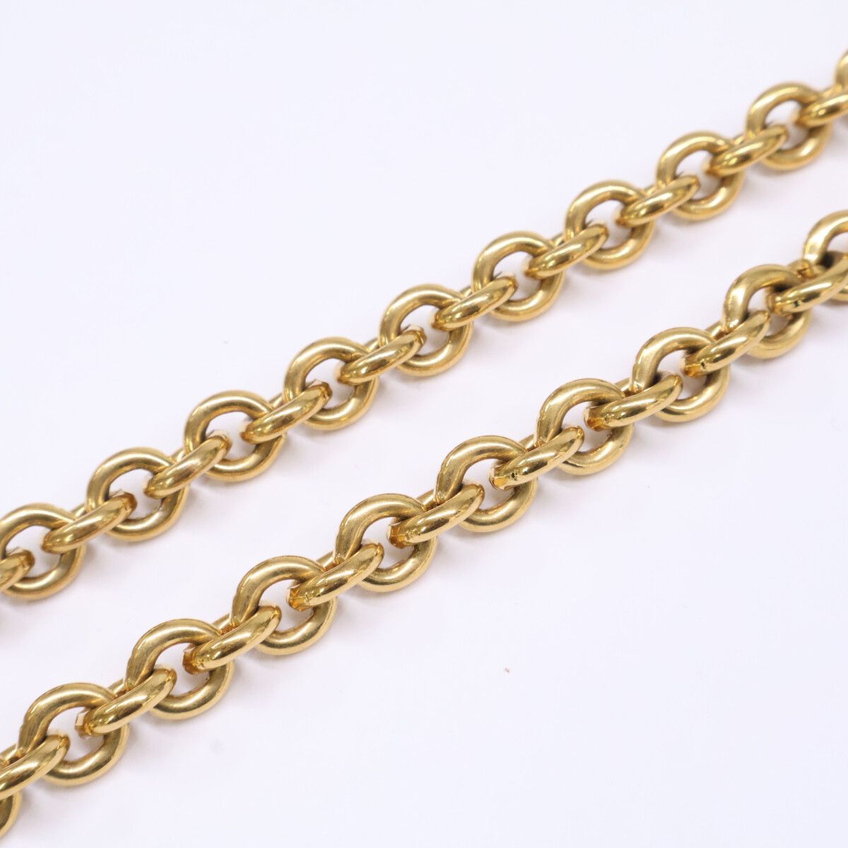 Chanel CC Logo Gold Chain Necklace — view 5