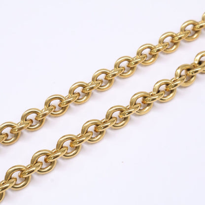 Chanel CC Logo Gold Chain Necklace — view 5