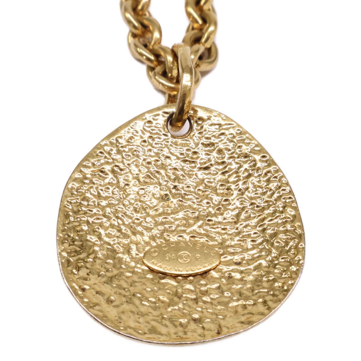 Chanel CC Logo Gold Chain Necklace — view 6
