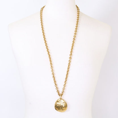 Chanel CC Logo Gold Chain Necklace — view 9