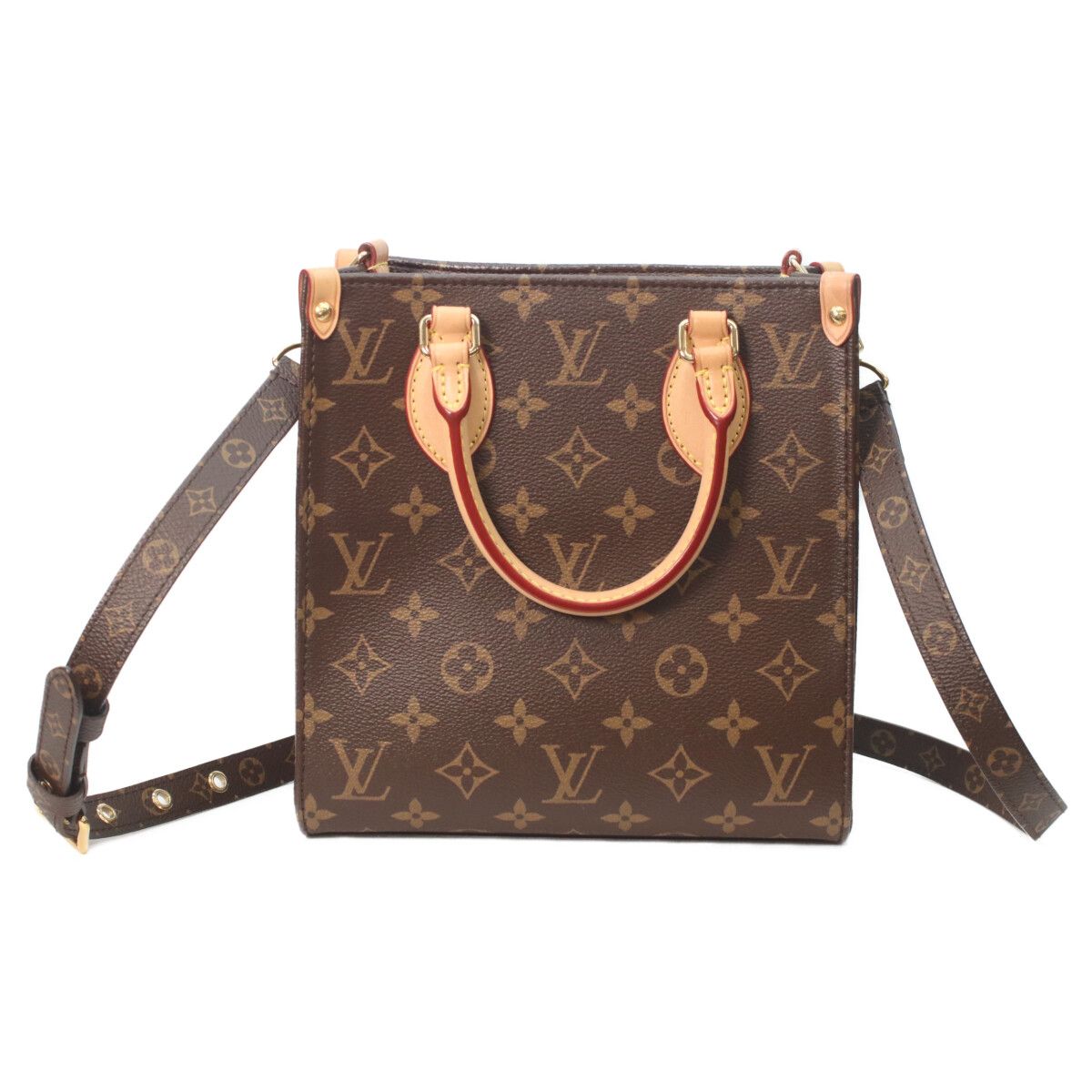 Louis Vuitton Monogram Sac Plat BB Handbag — view 3