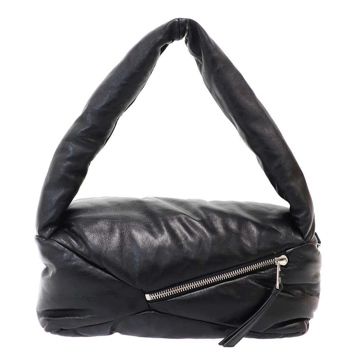 Loewe Puzzle Hobo Puffe Puffer Leather Black — view 2