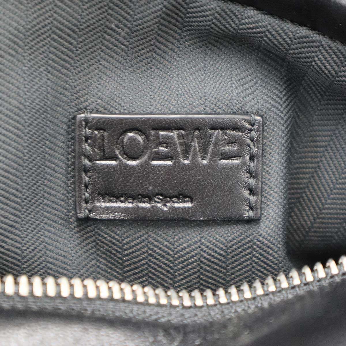 Loewe Puzzle Hobo Puffe Puffer Leather Black — view 5