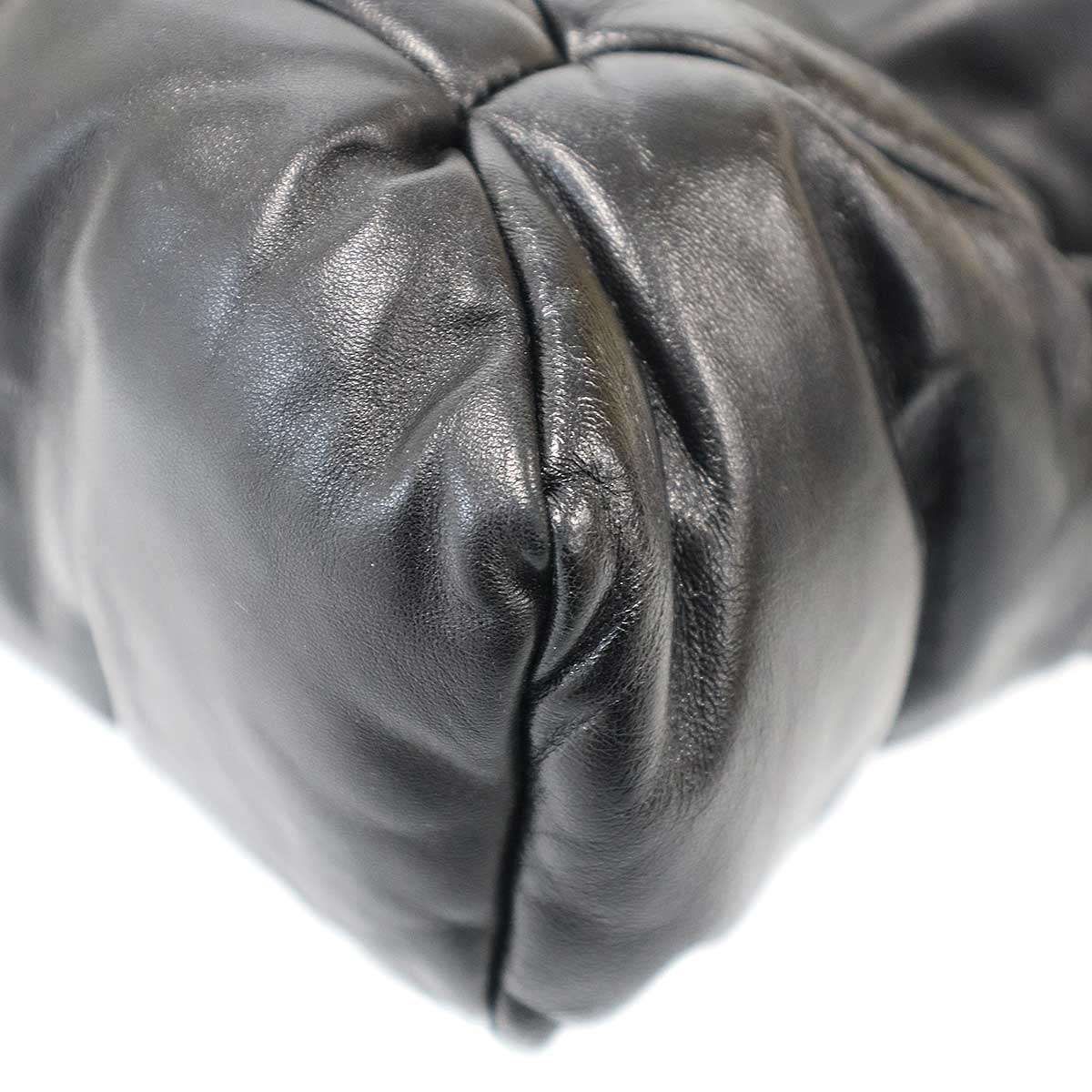 Loewe Puzzle Hobo Puffe Puffer Leather Black — view 7