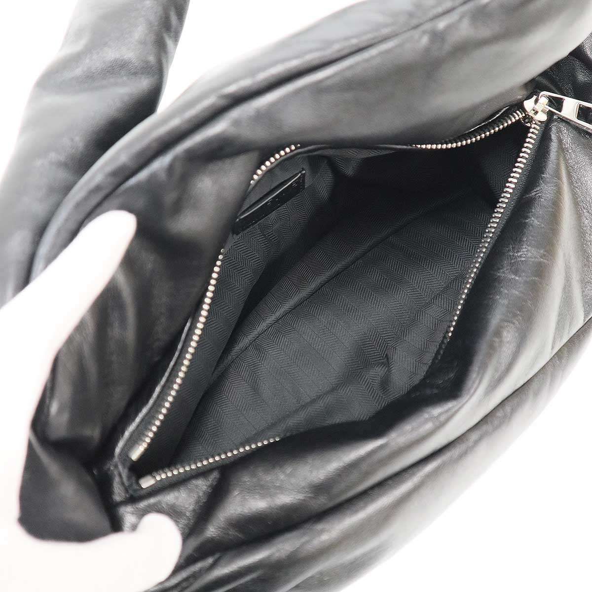 Loewe Puzzle Hobo Puffe Puffer Leather Black — view 6