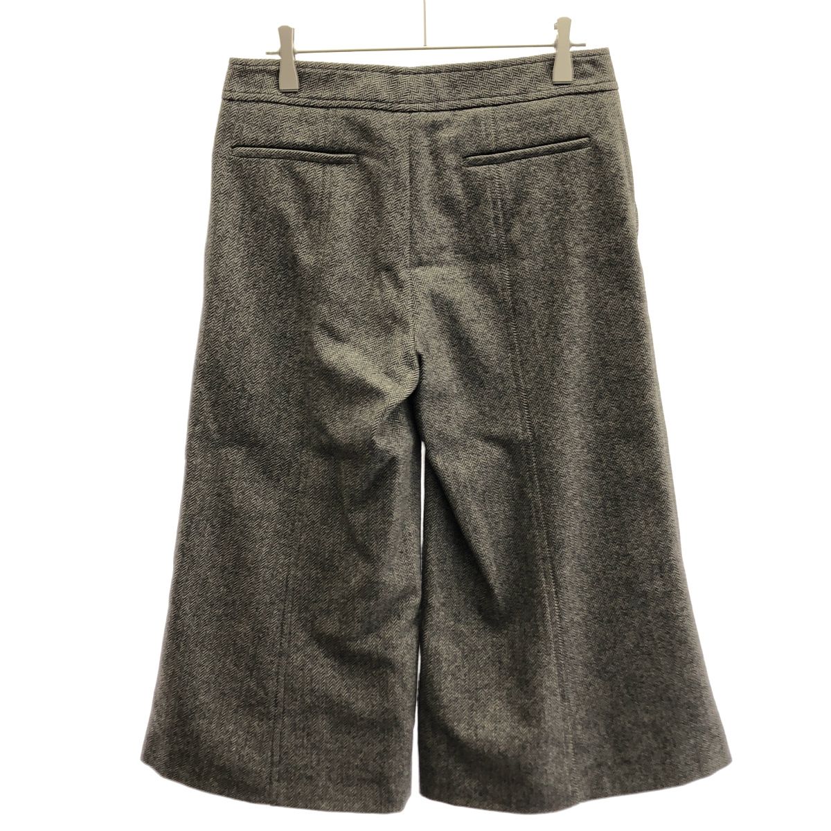 Gucci Herringbone Gilet Vest &GG Pants Set Gray 36 38 — view 4