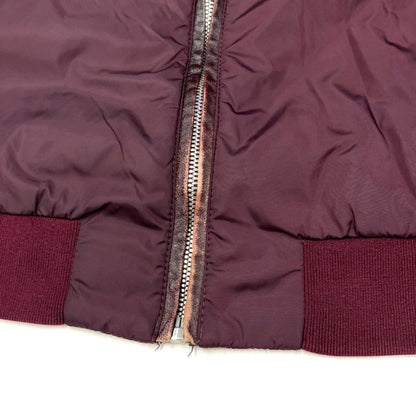 Dolce & Gabbana Zip Up Nylon Hoodie Burgundy 46 — view 7
