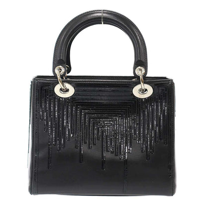 Dior Lady Black Patent Leather Bag — view 2