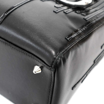 Dior Lady Black Patent Leather Bag — view 7