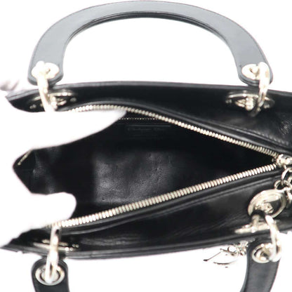 Dior Lady Black Patent Leather Bag — view 6