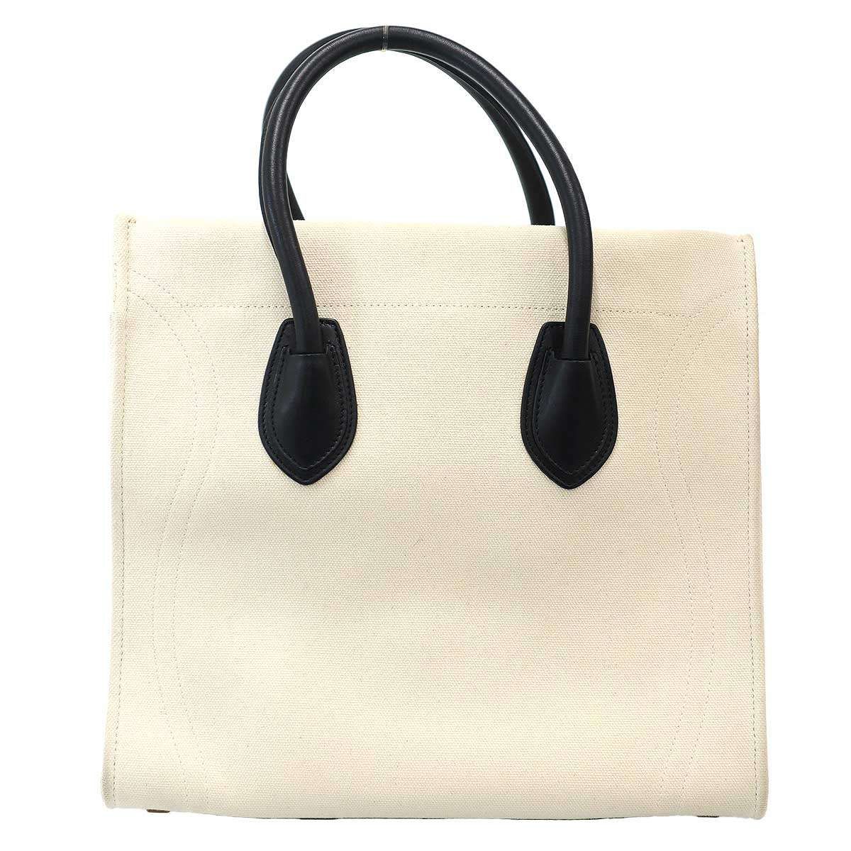 Celine Luggage Phantom Canvas Tote Ivory — view 2