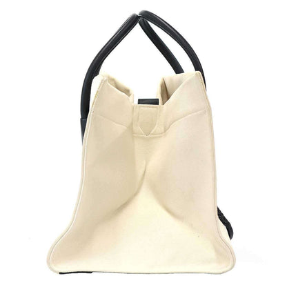 Celine Luggage Phantom Canvas Tote Ivory — view 3