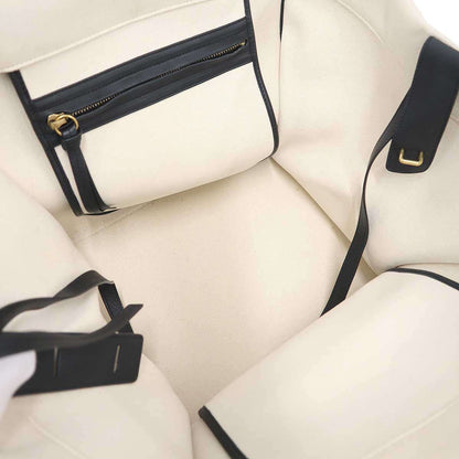 Celine Luggage Phantom Canvas Tote Ivory — view 6