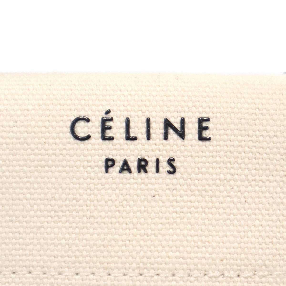 Celine Luggage Phantom Canvas Tote Ivory — view 5