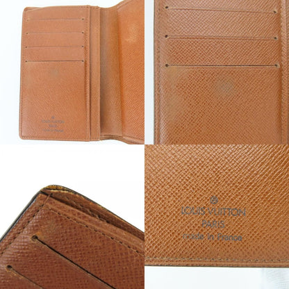 Louis Vuitton Bifold Wallet Porte-Monnaie Viet Viennois Monogram Brown Clasp — view 5
