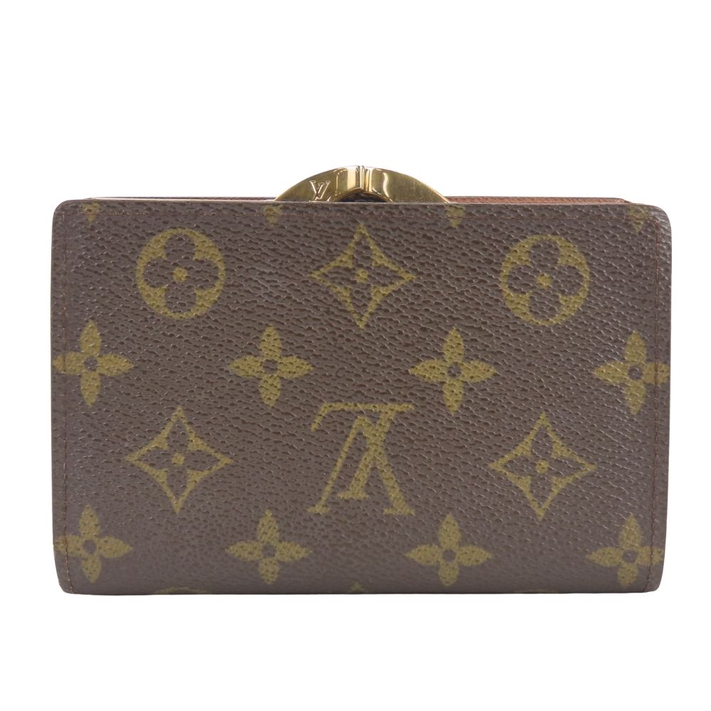 Louis Vuitton Bifold Wallet Porte-Monnaie Viet Viennois Monogram Brown Clasp — view 2