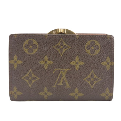 Louis Vuitton Bifold Wallet Porte-Monnaie Viet Viennois Monogram Brown Clasp — view 2