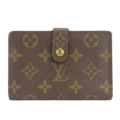 Louis Vuitton Bifold Wallet Porte-Monnaie Viet Viennois Monogram Brown Clasp