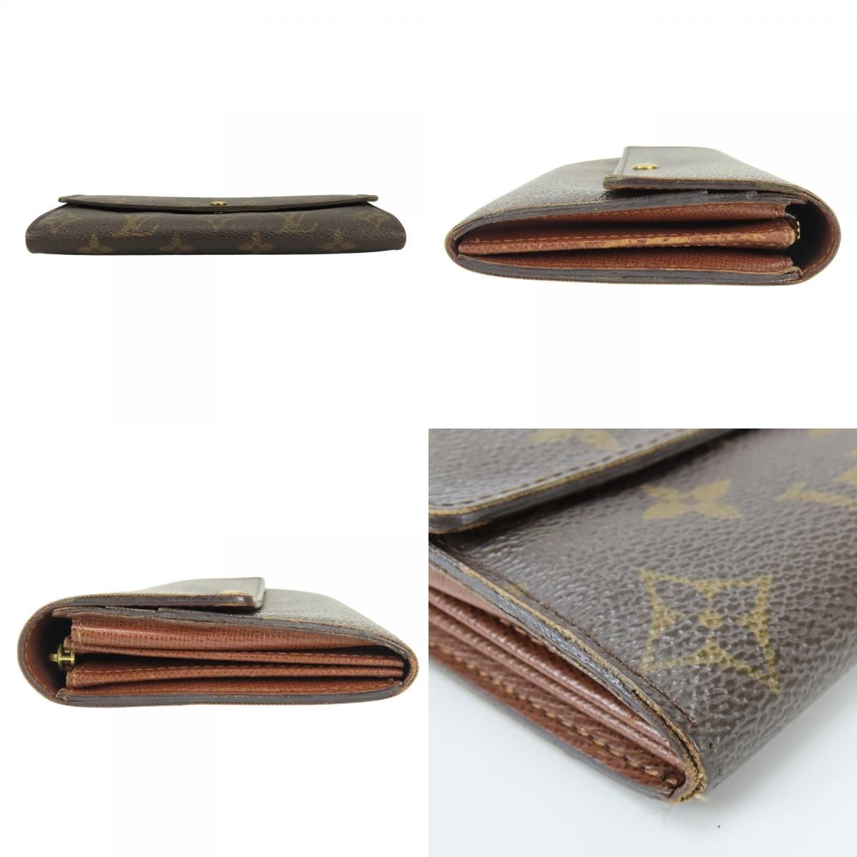 Louis Vuitton Wallet Portefeuille Sarah Monogram Brown Standard Bifold — view 3